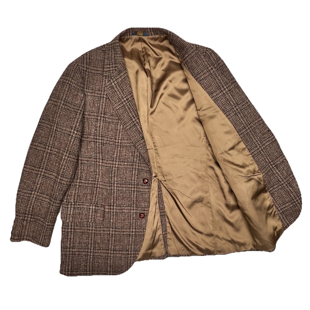 Men's Vintage Pure Virgin Wool Pendleton Sport Coat Blaze Jacket 46 USA Tweed